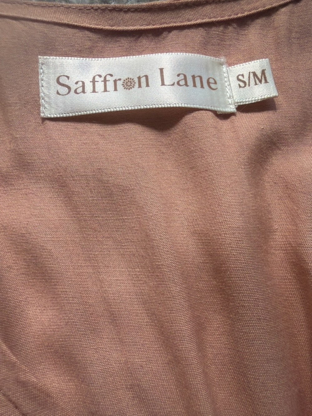Saffron Lane The Rumi Robe Dress Peach S/M Boho Naternity - Picture 4 of 6